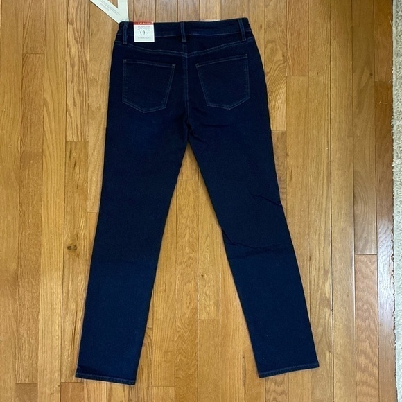 NWT Talbots flawless five pocket jeans woman’s size 0 p straight leg blue jeans - Picture 4 of 11